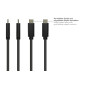 Alcasa 3310-CM010 câble USB 1 m USB 2.0 USB C Mini-USB B Noir Alcasa 3310-CM010 câble USB 1 m USB 2.0 USB C Mini-USB B Noir