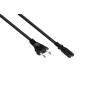 Good Connections Câble d'alimentation européen - 10 m - Fiche européenne type C (droite) vers prise C7/Euro 8 (droite) - Conduct Good Connections Câble d'alimentation européen - 10 m - Fiche européenne type C (droite) vers prise C7/Euro 8 (droite) - Conduct