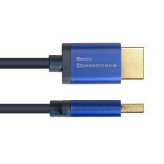 Good Connections SmartFLEX 4521-SF005B Câble HDMI 2.1 ultra haute vitesse - 8K UHD-2 / 4K UHD - Conducteur en cuivre, boîtier en