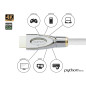 Python Série Premium. HDMI 1 m Blanc.
