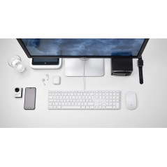 LMP USB Filaire Clavier avec Pavé numérique pour Mac Allemand