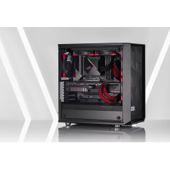 Noctua NA-SAVP1 chromax.red, Silentblocs Anti-Vibration pour Ventilateur Noctua 140 & 120 mm (16 pièces, Rouge)