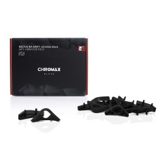 Noctua NA-SAVP1 chromax.black, Silentblocs Anti-Vibration pour Ventilateur Noctua 140 & 120 mm (16 pièces, Noir)