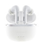 Intenso White Buds - Écouteur sans Fil True Wireless T302A Blanc avec réduction Active du Bruit (ANC) et jusqu'à 35 Heures de Le