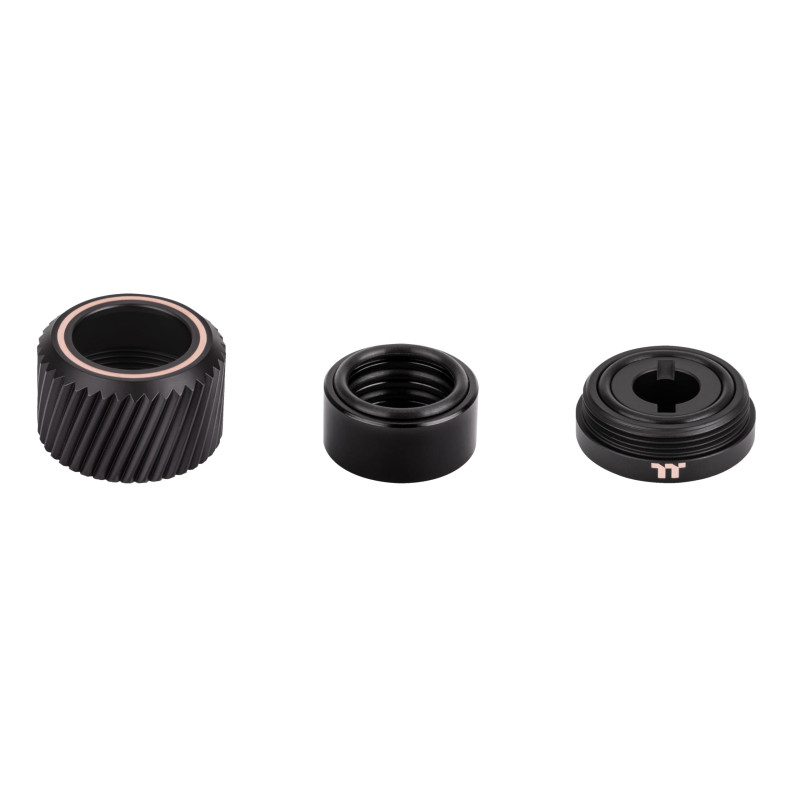 Thermaltake Pacific SF Hard Tube 16mm OD Compression | Matte Black | DIY LCS Fittings Thermaltake Pacific SF Hard Tube 16mm OD Compression | Matte Black | DIY LCS Fittings