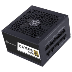 SilverStone Technology DA750R Gold, Bloc d’Alimentation ATX entièrement modulaire ATX 3,0 et PCIe 5,0 750W 80 Plus Gold, SST-DA7