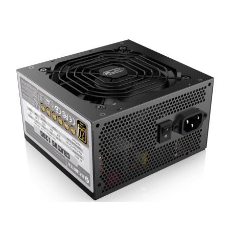 CRATOS 1200 Black (Schwarz, Kabel-Management, 1200 Watt)