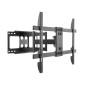 Gembird Full-Motion TV Wall Mount for 37''-80'' Screens, Heavy Duty Swivel and Tilt, VESA Compatible, Easy Installation, Black - Gembird Full-Motion TV Wall Mount for 37''-80'' Screens, Heavy Duty Swivel and Tilt, VESA Compatible, Easy Installation, Black -