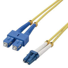 MCL Duplex SINGLEMODE OPTICALGARTER OS2 9/125 - SC/LC 10M