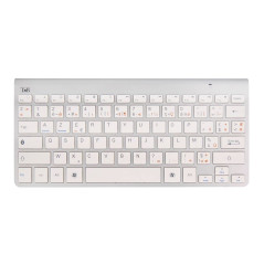T'nB - K-Blue - Clavier AZERTY Bluetooth 3.0 - Silver/Blanc