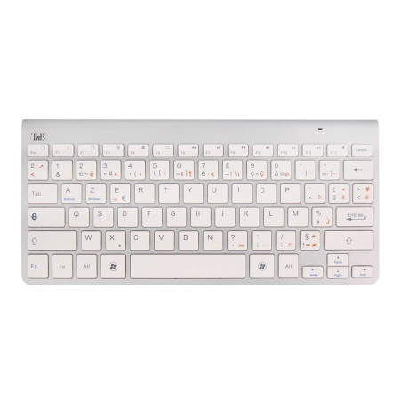 T'nB - K-Blue - Clavier AZERTY Bluetooth 3.0 - Silver/Blanc