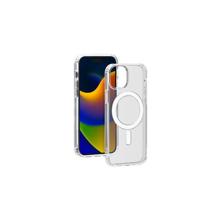 Coque MagSafe pour iPhone 15 Plus Hybride Transparente Bigben