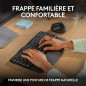 Logitech Wave Keys - Clavier Ergonomique sans Fil, Repose-Poignets rembourré, Frappe Naturelle econfortable, Easy-Switch, Blueto Logitech Wave Keys - Clavier Ergonomique sans Fil, Repose-Poignets rembourré, Frappe Naturelle econfortable, Easy-Switch, Blueto