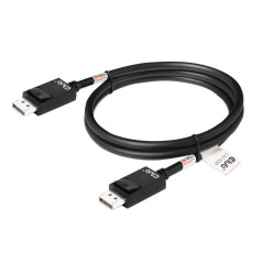 Club 3D Câble DisplayPort™ 2.1 bi-directionnel certifié VESA DP80 CAC-1091 4K120Hz, 8K60Hz ou 10K30Hz M/M 1,2 m
