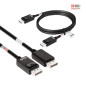 Club 3D Câble DisplayPort™ 2.1 bi-directionnel certifié VESA DP80 CAC-1091 4K120Hz, 8K60Hz ou 10K30Hz M/M 1,2 m Club 3D Câble DisplayPort™ 2.1 bi-directionnel certifié VESA DP80 CAC-1091 4K120Hz, 8K60Hz ou 10K30Hz M/M 1,2 m
