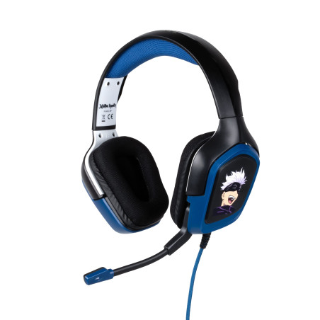 Konix Jujutsu Kaisen Casque Gaming Filaire PS4, PS5, Switch, Xbox One et Series X|S - Microphone 45° - Câble 1,5 m - Prise Jack