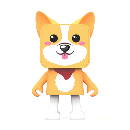 Mob Enceinte Bluetooth Dancing Animals Corgi- Enceinte Dansante Puissance 3W - Connexion sans Fil - Kit Mains Libres - Stéréo -
