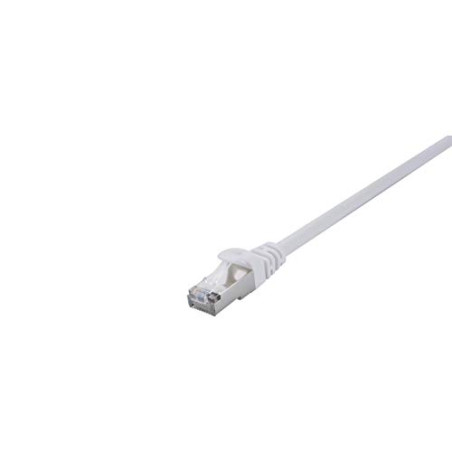 V7 Câble Ethernet Cat7 (SFTP) RJ45 (m)/RJ45 (m), câble réseau, câble LAN 0,5 m - blanc
