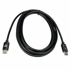 V7 USB-C 2.0 Cable 480MB 2M Black