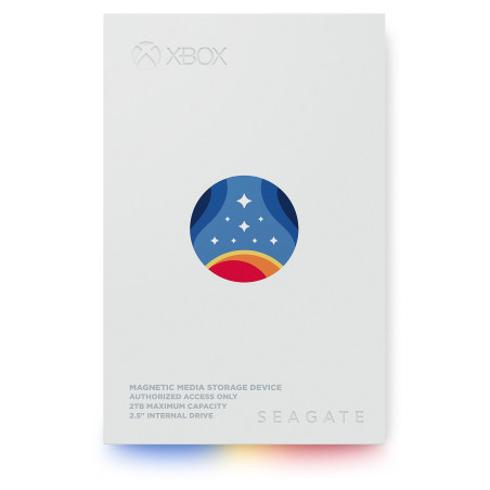 Seagate FireCuda Gaming HDD 2To, Disque Dur Externe, PC Gaming, Starfield Special Edition, USB 3/2, Services Rescue (STMJ2000400