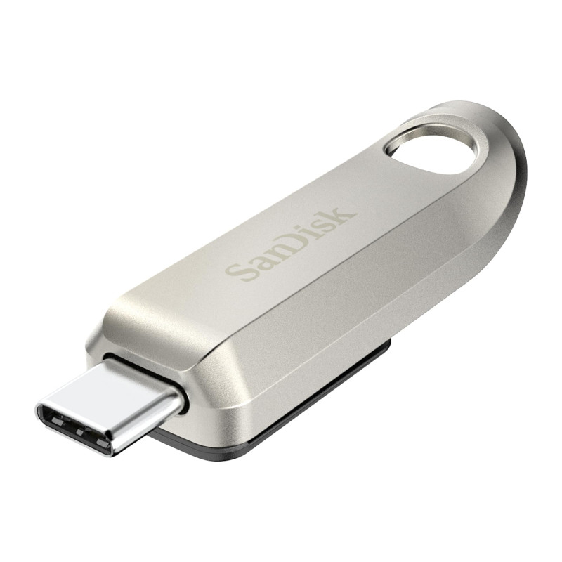 SanDisk 128 Go Ultra Luxe Clé USB Type-C, USB 3.2 Gen 1 avec Finition Haut de Gamme en métal, jusqu'à 400 MB/s SanDisk 128 Go Ultra Luxe Clé USB Type-C, USB 3.2 Gen 1 avec Finition Haut de Gamme en métal, jusqu'à 400 MB/s