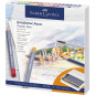 FABER-CASTELL 114616 - Crayons aquarellables Goldfaber Aqua, coffret d'atelier de 38 pièces avec accessoires, colorés FABER-CASTELL 114616 - Crayons aquarellables Goldfaber Aqua, coffret d'atelier de 38 pièces avec accessoires, colorés