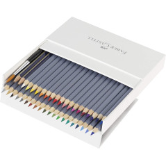 FABER-CASTELL 114616 - Crayons aquarellables Goldfaber Aqua, coffret d'atelier de 38 pièces avec accessoires, colorés