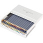 FABER-CASTELL 114616 - Crayons aquarellables Goldfaber Aqua, coffret d'atelier de 38 pièces avec accessoires, colorés FABER-CASTELL 114616 - Crayons aquarellables Goldfaber Aqua, coffret d'atelier de 38 pièces avec accessoires, colorés