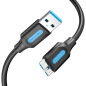 Vention Câble de disque dur USB 3.0 A vers micro USB B compatible avec disque dur externe, Seagate Expansion, Toshiba Canvio, We Vention Câble de disque dur USB 3.0 A vers micro USB B compatible avec disque dur externe, Seagate Expansion, Toshiba Canvio, We