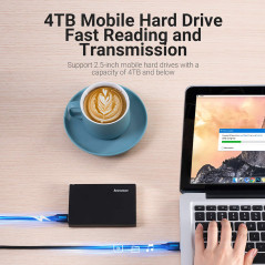 Vention Câble de disque dur USB 3.0 A vers micro USB B compatible avec disque dur externe, Seagate Expansion, Toshiba Canvio, We
