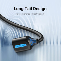 Vention Câble Rallonge USB 3.0 3M Câble Extension 5Gbps Mâle A vers Femelle A, Compatible avec Clavier, Souris, Clé USB, Hub USB