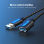 Vention Câble Rallonge USB 3.0 3M Câble Extension 5Gbps Mâle A vers Femelle A, Compatible avec Clavier, Souris, Clé USB, Hub USB Vention Câble Rallonge USB 3.0 3M Câble Extension 5Gbps Mâle A vers Femelle A, Compatible avec Clavier, Souris, Clé USB, Hub USB
