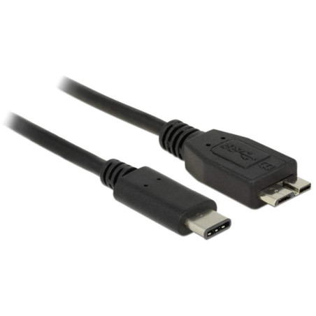 DeLOCK 0.5m USB3.1 C - MicroUSB3.1 B 0.5m USB C Micro-USB B Noir câble USB - câbles USB (0,5 m, 3.1 (3.1 Gen 2), USB C, Micro-US