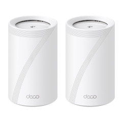TP-Link Deco Routeur WiFi 7 Mesh BE9300 Tri-Bande, Port Ethernet 2,5G, Couverture de 380㎡, Itinérance IA Transparente, Connectez
