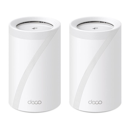 TP-Link Deco Routeur WiFi 7 Mesh BE9300 Tri-Bande, Port Ethernet 2,5G, Couverture de 380㎡, Itinérance IA Transparente, Connectez
