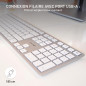 CHERRY KC 6000 Slim, Clavier au Design Ultra-Plat, Disposition Belge (AZERTY), Filaire (Port USB-A), Touches silencieuses, Marqu CHERRY KC 6000 Slim, Clavier au Design Ultra-Plat, Disposition Belge (AZERTY), Filaire (Port USB-A), Touches silencieuses, Marqu