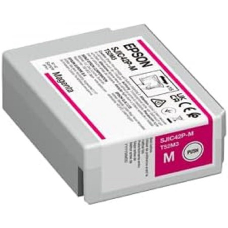 Epson Sjic42P-M Ink Cartridge 1 Pc(S) Compatible Magenta, W128273088 (Pc(S) Compatible Magenta)