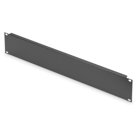 DIGITUS Panneau de recouvrement 19" - 2U - Cache pour armoires réseau & serveur - Cache pour rack - matériel de fixation inclus 