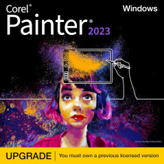 Corel Painter 2023 Upgrade | Logiciel de peinture numérique Illustrations, art conceptuel, photos et beaux-arts | 1 Appareil | W