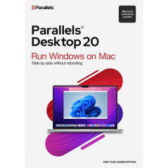 Parallels Desktop 20 | Logiciel de machine virtuelle pour exécuter Win sur Mac | 1 An | 1 Appareil | Mac | Box