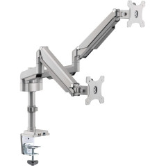 Eaton Tripp Lite Support à Bras articulé Double pour moniteurs de 13” à 34” – Fixation par Pince ou œillet, Ports USB et Audio (