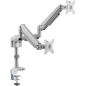 Eaton Tripp Lite Support à Bras articulé Double pour moniteurs de 13” à 34” – Fixation par Pince ou œillet, Ports USB et Audio ( Eaton Tripp Lite Support à Bras articulé Double pour moniteurs de 13” à 34” – Fixation par Pince ou œillet, Ports USB et Audio (