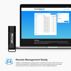 iStorage datAshur BT 32 Go - Clé USB sécurisée cryptée - Déverrouillage via smartphone via Bluetooth - Certifié FIPS 140-2 nivea