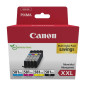 Canon CLI-581XXL Lot de 4 Cartouches d'encre Authentiques à Haut rendement (Noir, Cyan, Magenta, Jaune) – Carton de sécurité Mul Canon CLI-581XXL Lot de 4 Cartouches d'encre Authentiques à Haut rendement (Noir, Cyan, Magenta, Jaune) – Carton de sécurité Mul