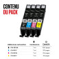 Canon CLI-551 C M Y BK Pack de 4 Cartouches (Noir Cyan Magenta Jaune) Certifié (Carton Recyclable 2024 Sécurisé) Canon CLI-551 C M Y BK Pack de 4 Cartouches (Noir Cyan Magenta Jaune) Certifié (Carton Recyclable 2024 Sécurisé)