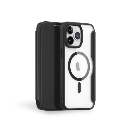 Force Case Etui Folio Renforcé iPhone 15 Pro Max Compatible MagSafe Noir - Garantie à Vie