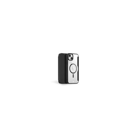 Force Case Etui Folio Renforcé iPhone 15 Compatible MagSafe Noir - Garantie à Vie
