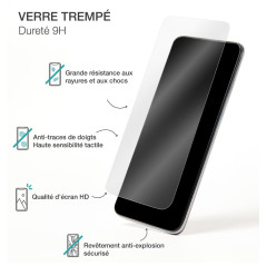 Protège écran pour iPhone SE 2022 / SE / 8/7 / 6S / 6 + SmartFrame™ Verre trempé - Certifié GRS Bigben