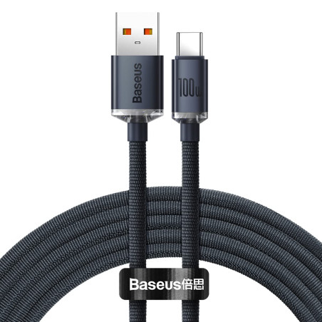 Baseus CAJY000501 Câble de charge USB noir