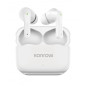 Konrow KTWSBT - Écouteurs Bluetooth (10m, Blanc, Version 5.2) - Emballage Original Konrow KTWSBT - Écouteurs Bluetooth (10m, Blanc, Version 5.2) - Emballage Original